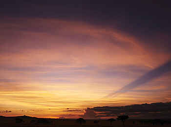 Singita Sabora Tented Camp: Himmel über der Serengeti