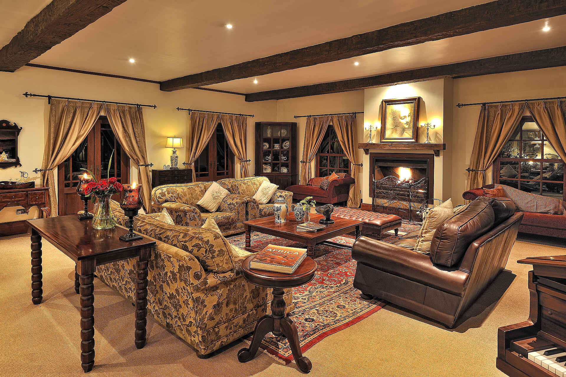 The Manor at Ngorongoro: Main Lounge