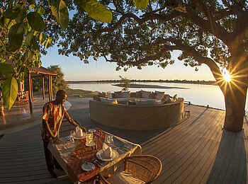 Three Rivers Camp: Sonnenuntergang