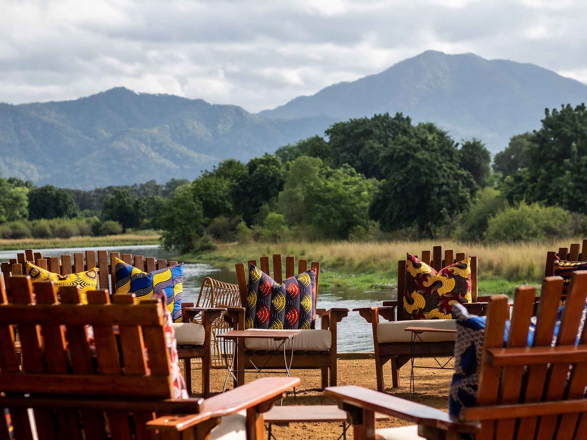 Time + Tide Chongwe Camp: Lagerfeuerplatz mit Aussicht