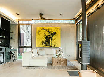 Cheetah Plains Mapogo House: Lounge einer Suite Cheetah Plains Mapogo House: Lounge einer Suite