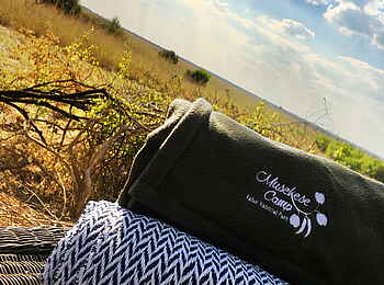 Ntemwa Busanga Bushcamp: Decken für kühlere Abendstunden