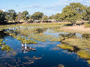 Duba Explorers Camp: Eine Fahrt mit dem Mokoro