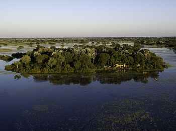 Jacana Camp: Insel Jacana Camp: Insel