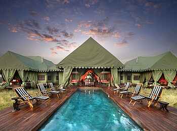 Jack´s Private Camp: Der Poolbereich