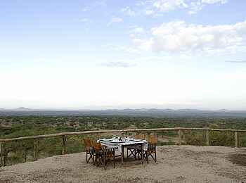 Kambi ya Tembo Camp: Blick von Terrasse