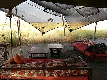 Lake Natron Camp: Sitzecke