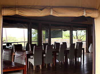 Lemala Kuria Hills: Blick in den Speisesaal