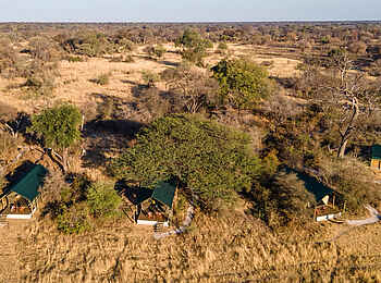 Luiana Plains Expedition Camp: Camp von oben