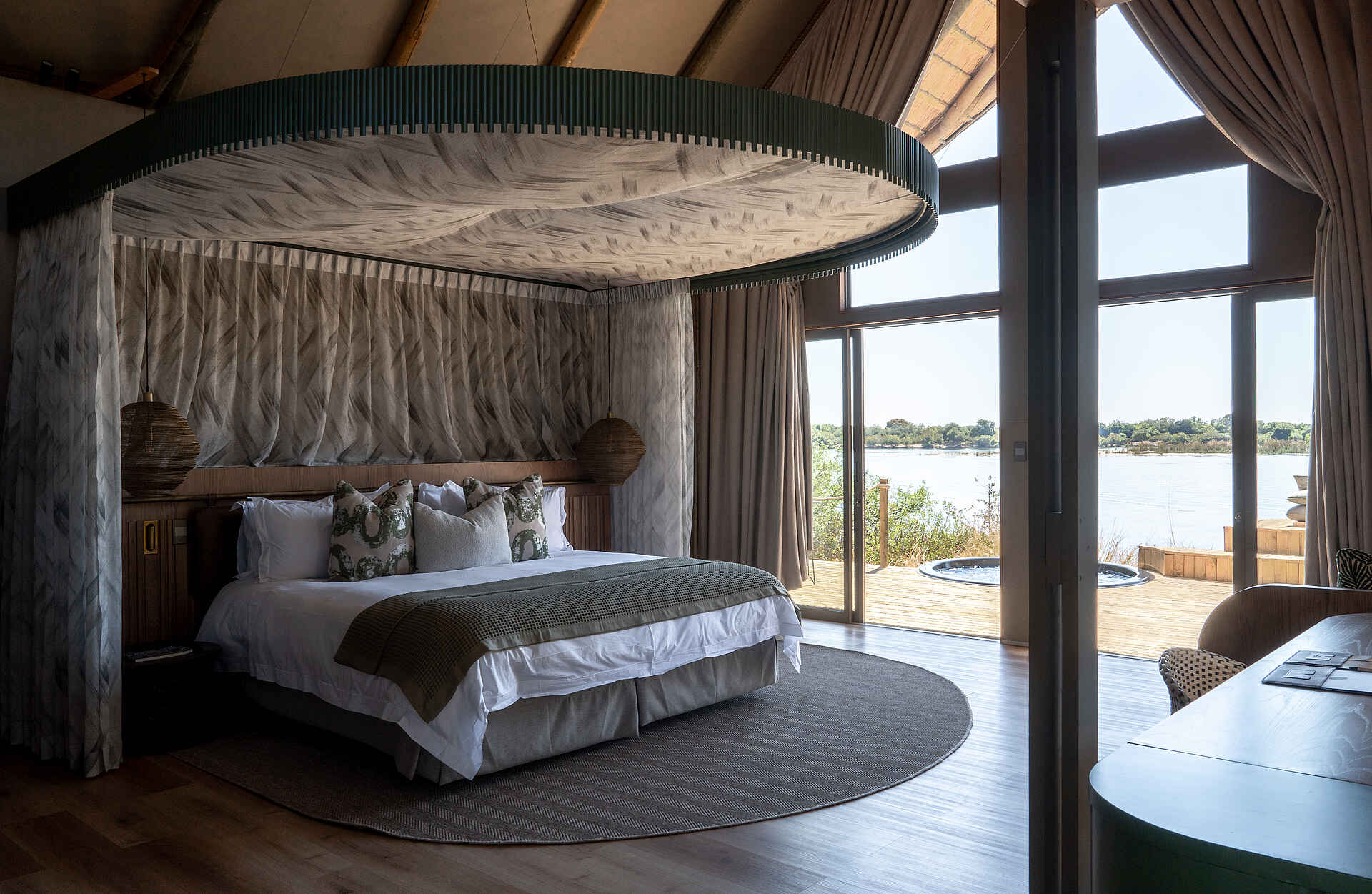 Victoria Falls River Lodge - Malachite Luxury Tented Suites: Eine Suite