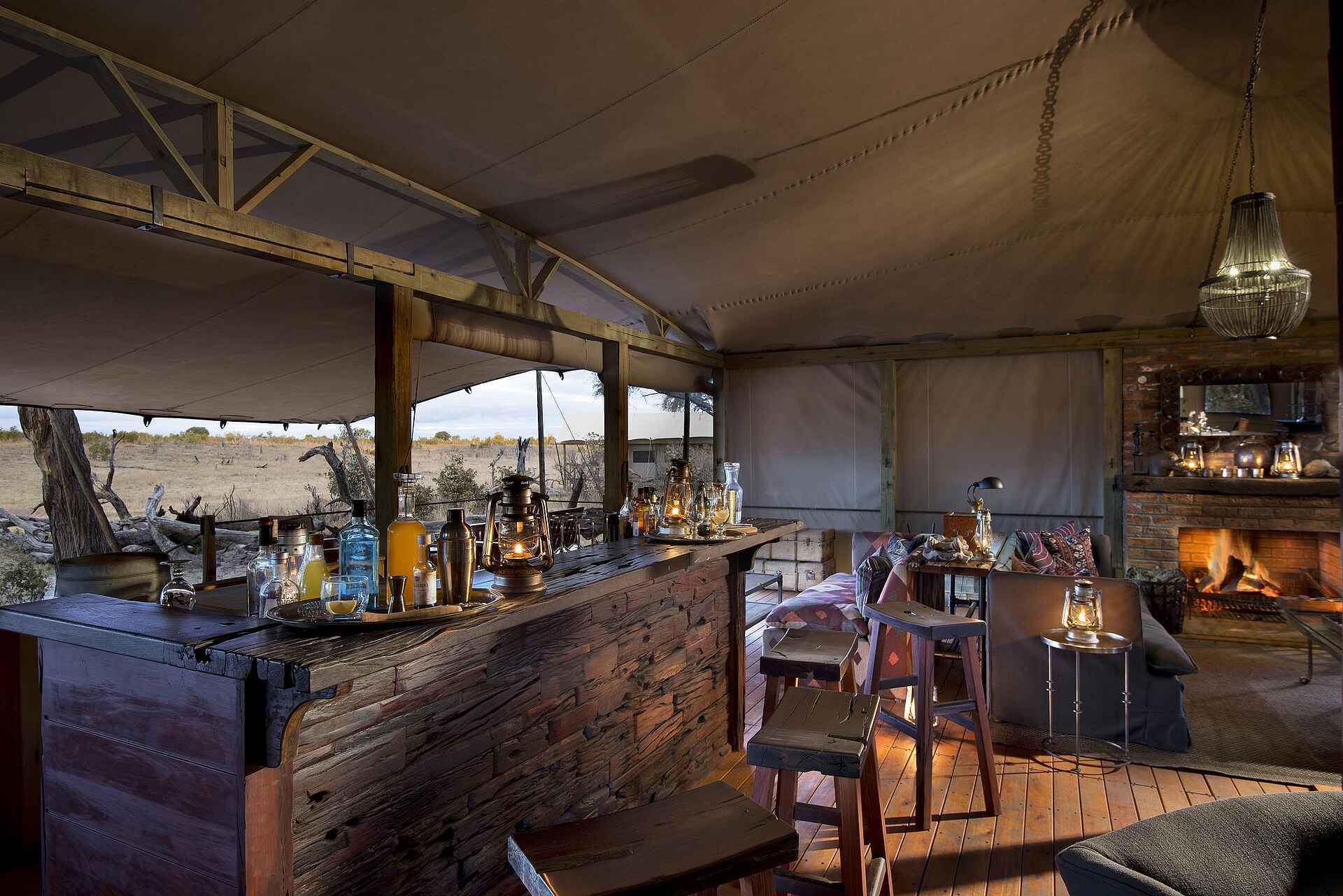 Somalisa Expeditions Camp: Die Bar