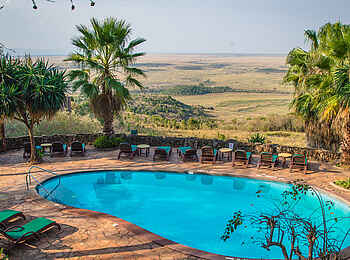 Mara Serena Safari Lodge: Der Pool Mara Serena Safari Lodge: Der Pool