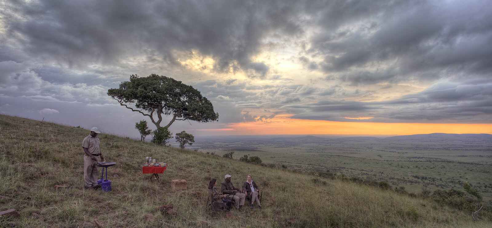 Klein's Camp: Sundowner im Busch Klein's Camp: Sundowner im Busch