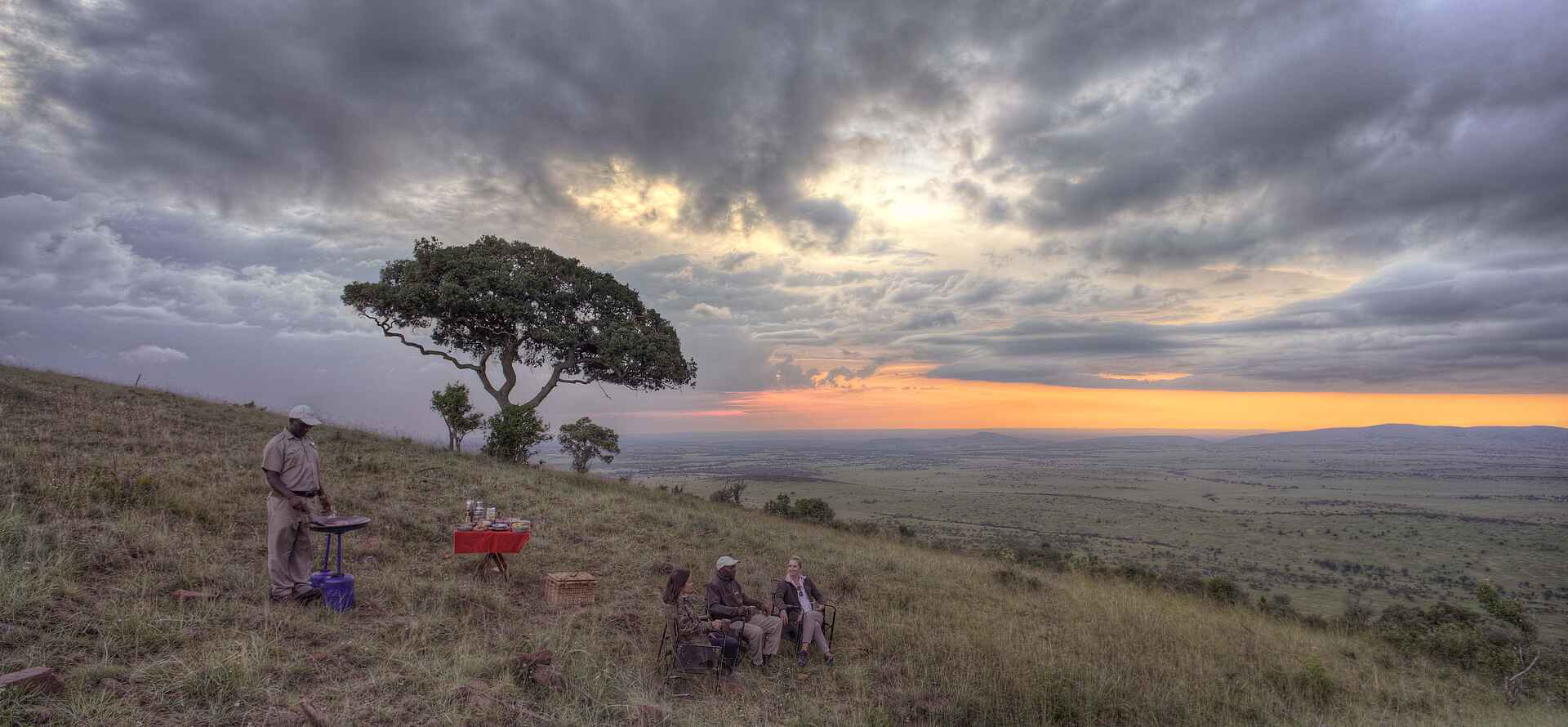 kleins camp, klein's camp, aktivitäten, sundowner
