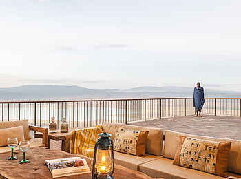 Ngorongoro Lodge Melia Collection: Aussicht auf der Terrasse der Royal Suite
