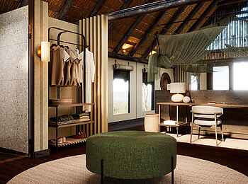 Sediba Sa Rona Lodge: Luxury Tent Bad