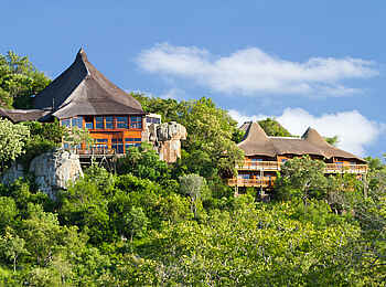 Ulusaba Rock Lodge: Außenansicht der Lodge