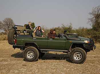 Duba Plains Camp: Geländefahrzeug