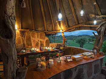Laikipia Wilderness Palm Camp: Essbereich Laikipia Wilderness Palm Camp: Essbereich