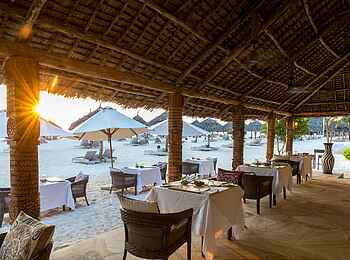 Gold Zanzibar Beach House & Spa: Die Terrasse des Gold Restaurants