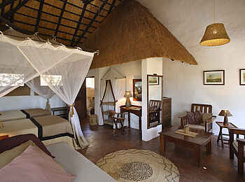 Kapani Lodge: Inneres eines Gästechalets