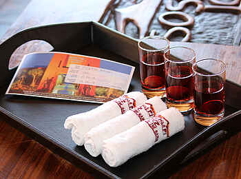 Sossusvlei Lodge: Begrüßungsdrink