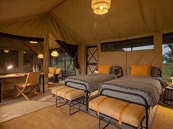 Ubuntu Migration Camp: Family Tent Twin Room