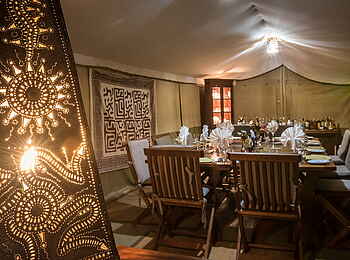 Losokwan Camp: Dining-Zelt