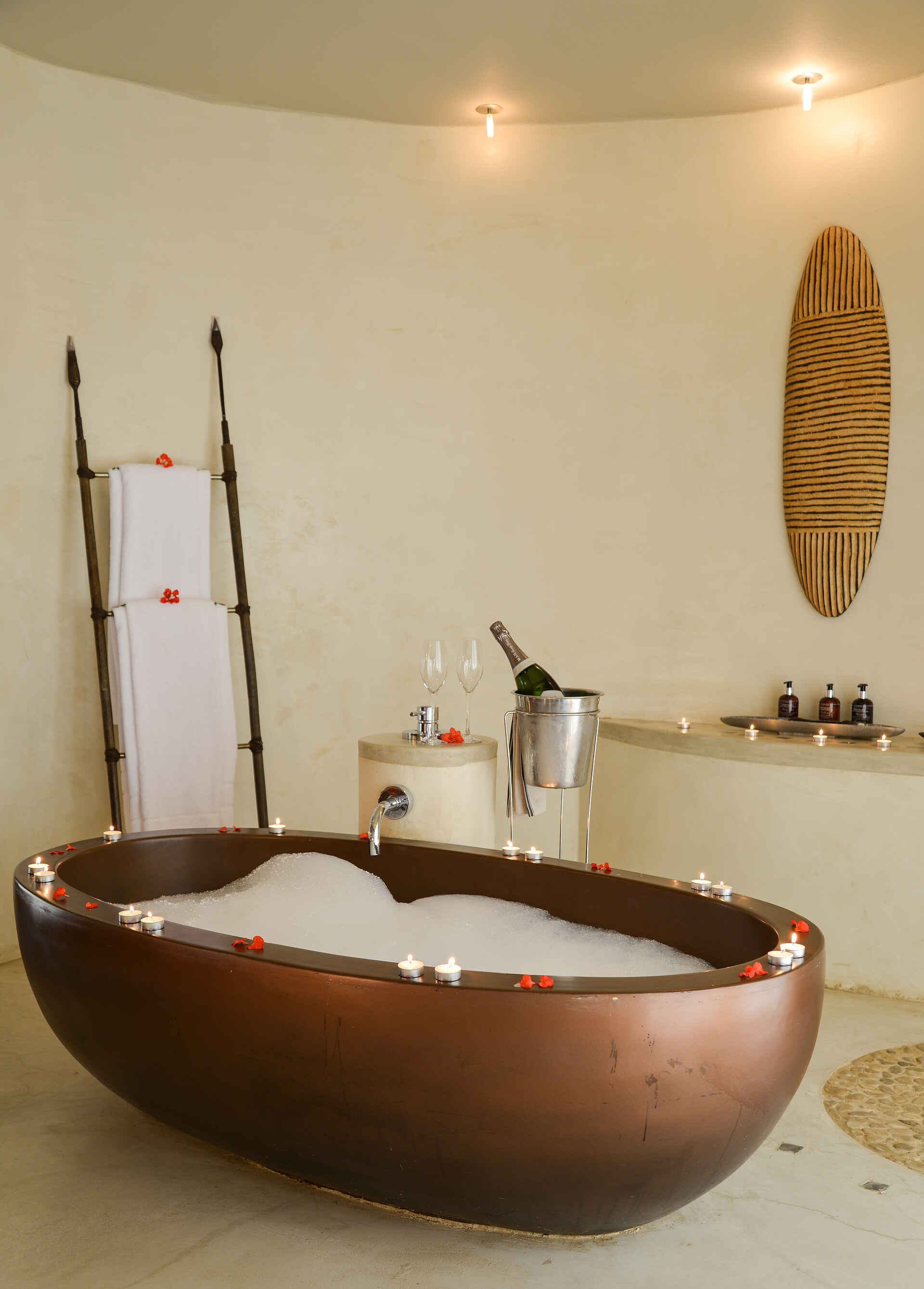 Marakele Nationalpark, marataba, Safari Lodge, Südafrika, Badezimmer, Terrasse mit Ausblick, Afrikarma, Afrikarma Safaris, Afrikarma Safaris - Wildnis. Hautnah., afrikarma.de