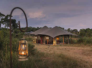 Angama Safari Camp: Abendstimmung