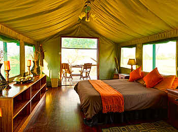 Bomani Tented Lodge: Einrichtung der Hornbill Zelte