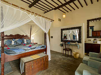 Ibo Island Lodge: Innenansicht des Nordwe Zimmers