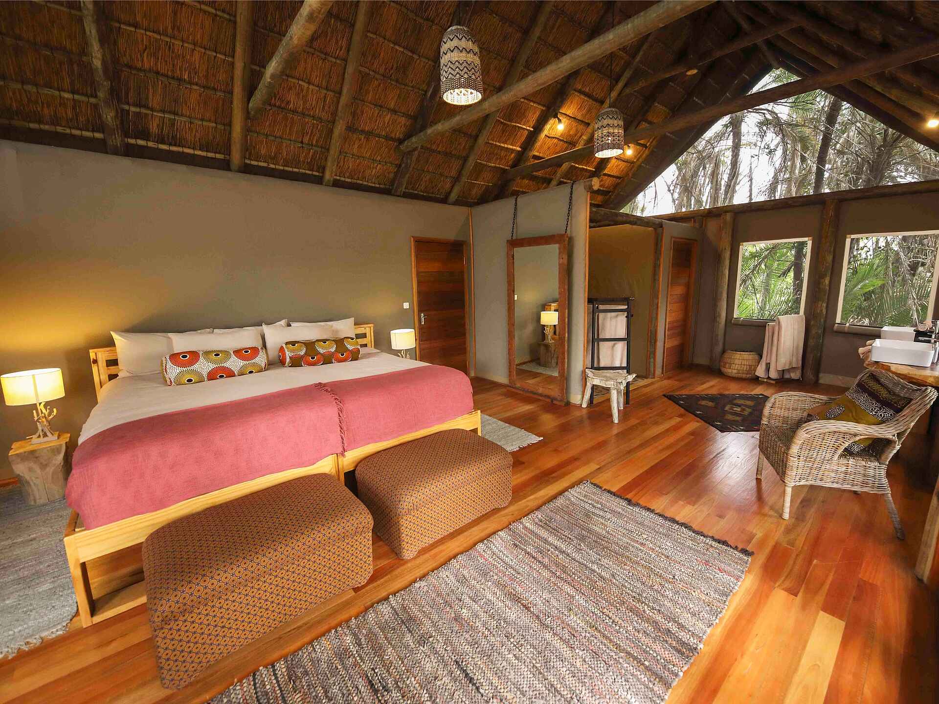 Nxamaseri Island Lodge: Honeymoon Zimmer Nxamaseri Island Lodge: Honeymoon Zimmer