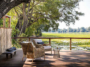 Sanguni Safari Lodge: Das Aussichtsdeck