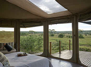 Saruni Leopard Hill: Blick nach draußen Saruni Leopard Hill: Blick nach draußen