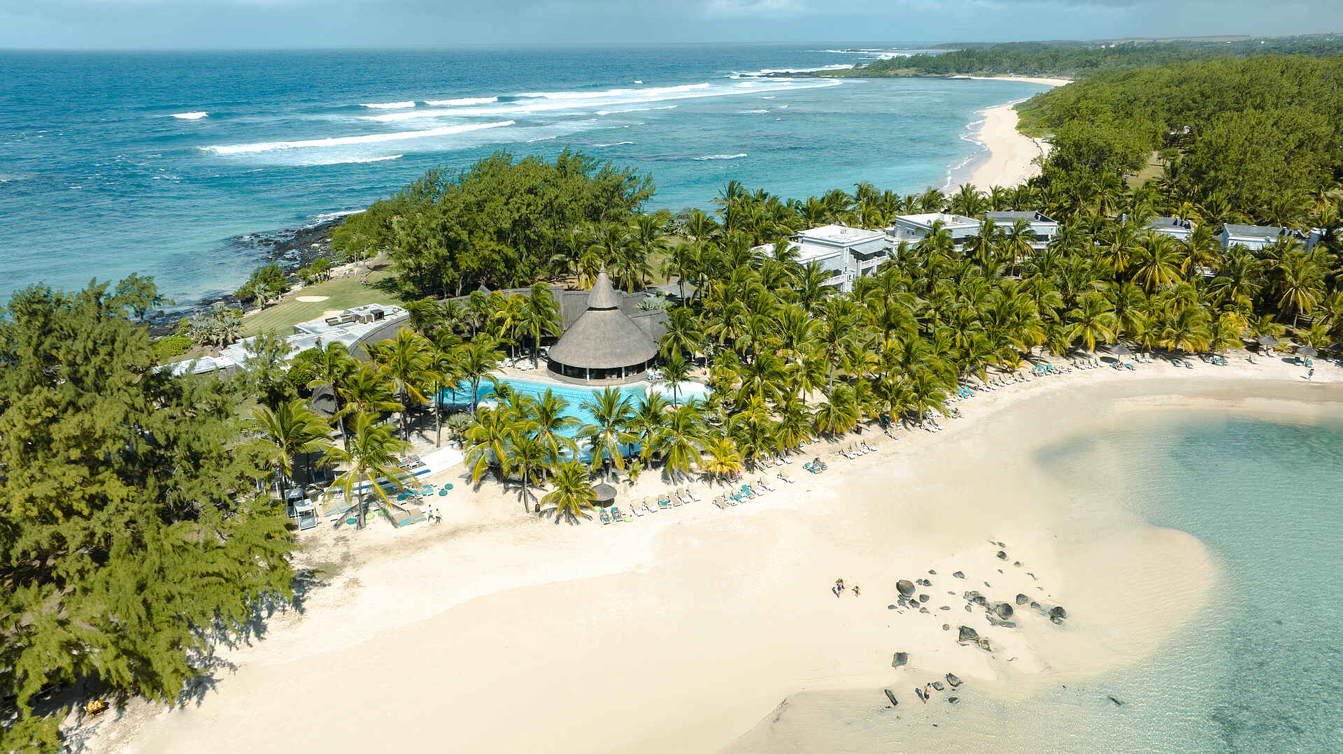 Shandrani Beachcomber Resort and Spa: Luftansicht