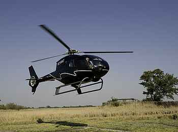 Shumba Camp: Helikopter Shumba Camp: Helikopter