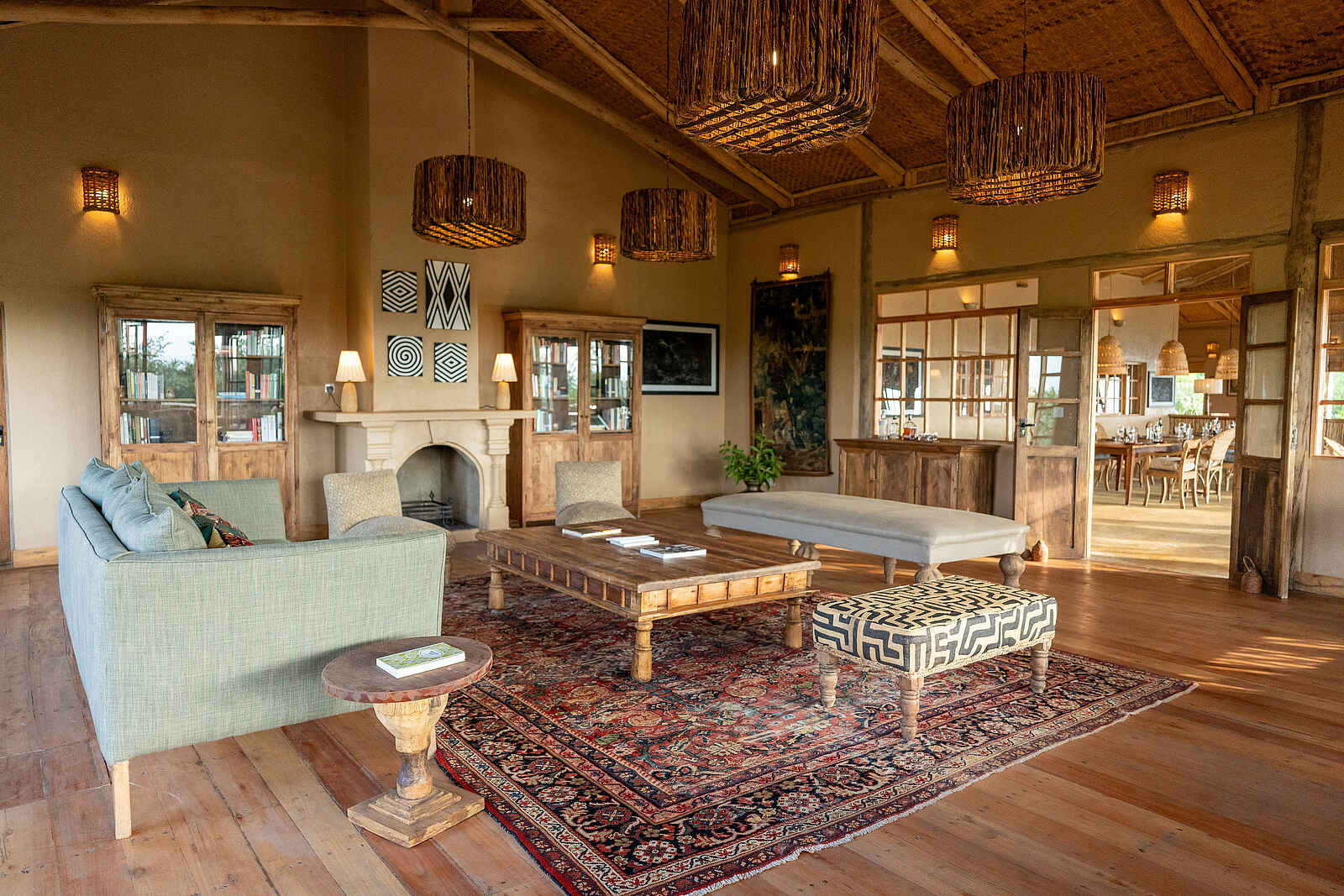 Volcanoes Kibale Lodge: Die Bibliothek Volcanoes Kibale Lodge: Die Bibliothek