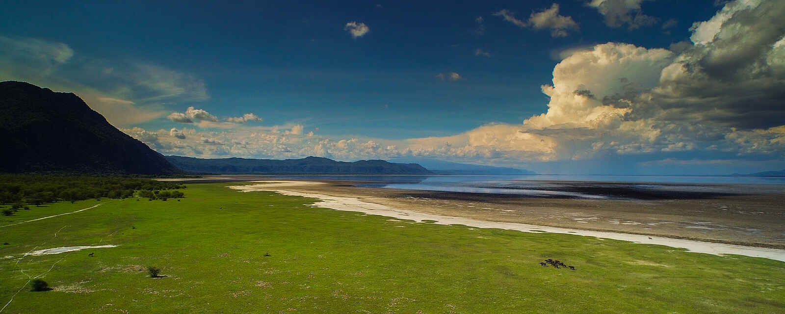 Wayo Manyara Green Camp: Ufer des Lake Manyara Wayo Manyara Green Camp: Ufer des Lake Manyara