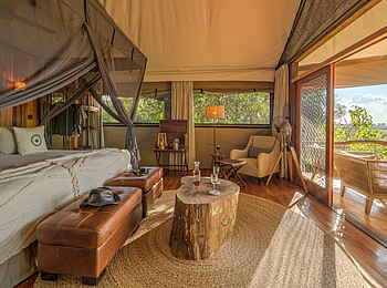 Kanana Camp: Großzügig geschnittenes Schlafzimmer