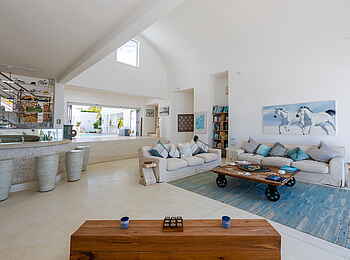 Santorini Mozambique: In der Hauptvilla