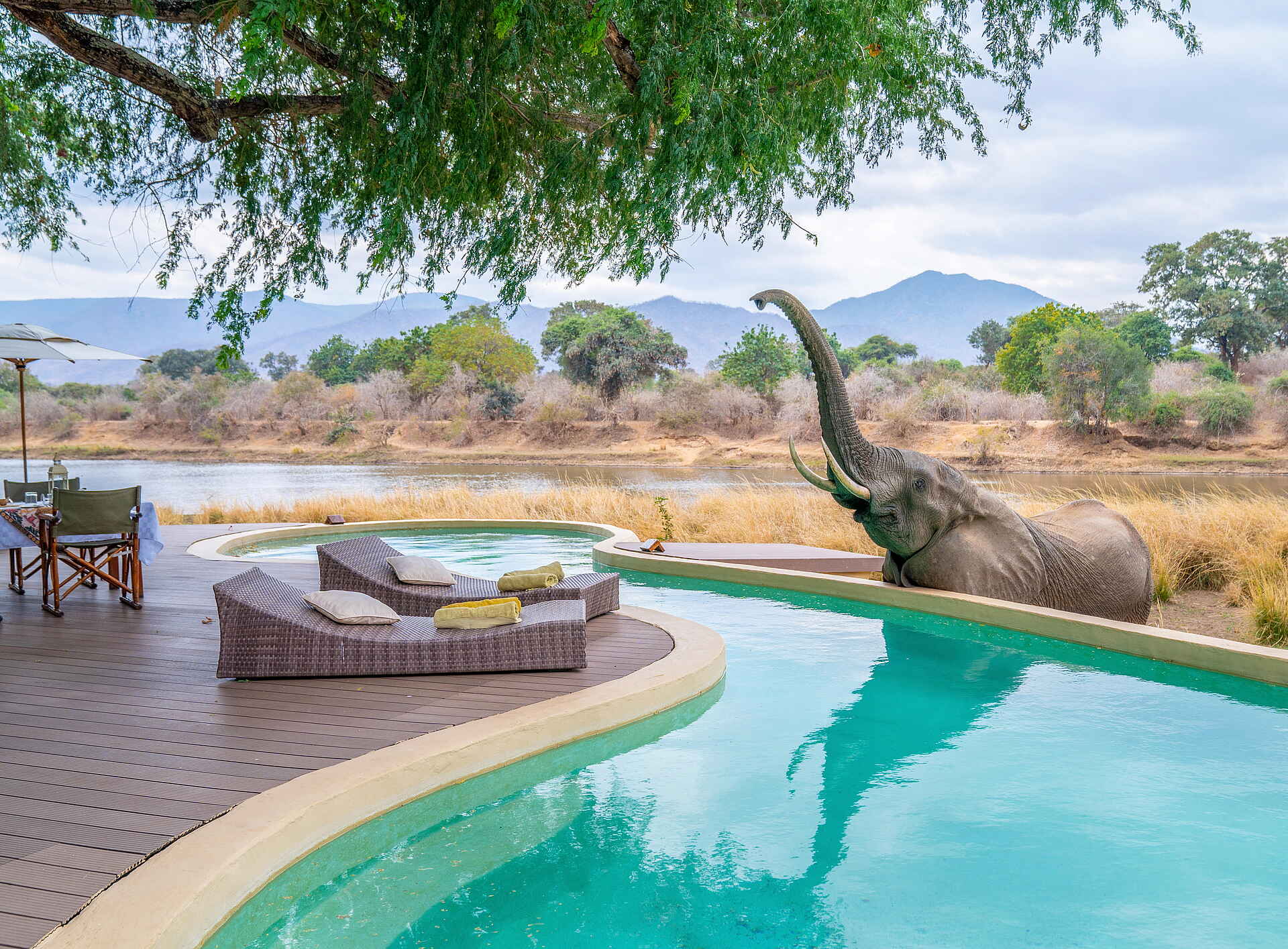 Afrikarma, Afrikarma Safaris, Afrikarma Safaris. Wildnis. Hautnah., afrikarma.de, Chongwe, Chongwe House, Gästeunterkünfte, Lower Zambezi, Time + Tide, Time + Tide Africa, Time + Tide Chongwe House, Zentrale Einrichtung