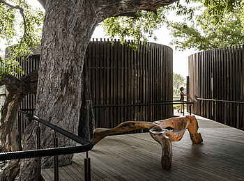 Xigera Safari Lodge: Spa-Exterieur Xigera Safari Lodge: Spa-Exterieur