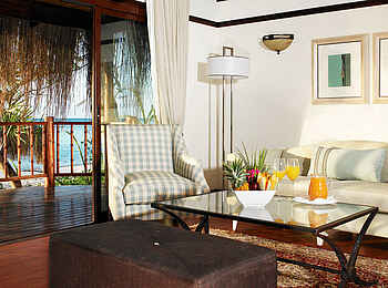 Anantara Bazaruto Island Resort and Spa: Lounge in einem Beach Chalet