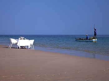 Azura Benguerra Island: Picknick am Strand Azura Benguerra Island: Picknick am Strand