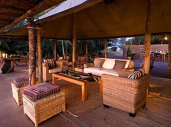 Busanga Bush Camp: Lounge Busanga Bush Camp: Lounge