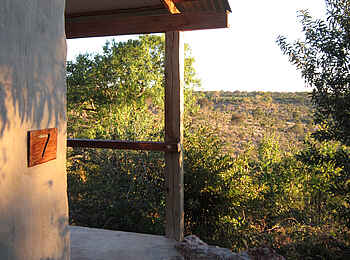 Chobe Elephant Camp: Eingang zum Chalet Chobe Elephant Camp: Eingang zum Chalet