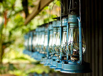 Gibbs Farm: Sturmlaternen