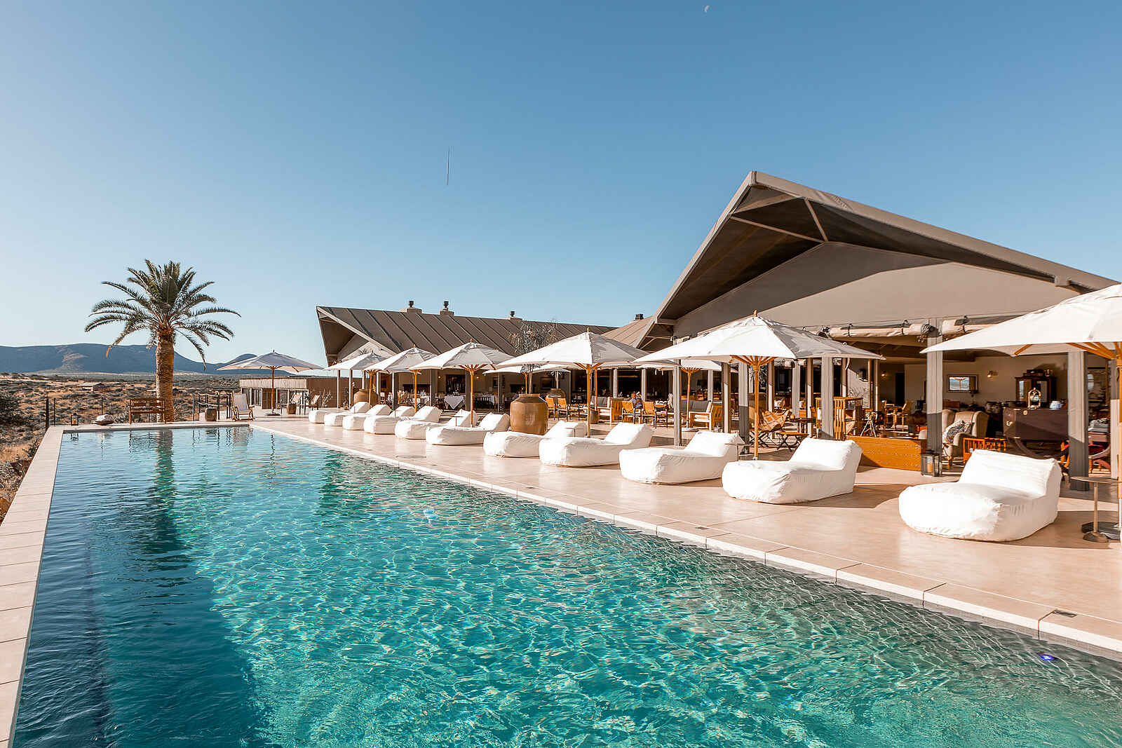 Gmundner Lodge: Der Poolbereich Gmundner Lodge: Der Poolbereich