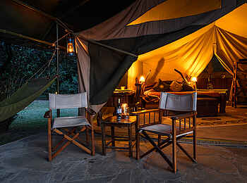 Governors' Il Moran Camp: Gemütlicher Abend auf der Veranda